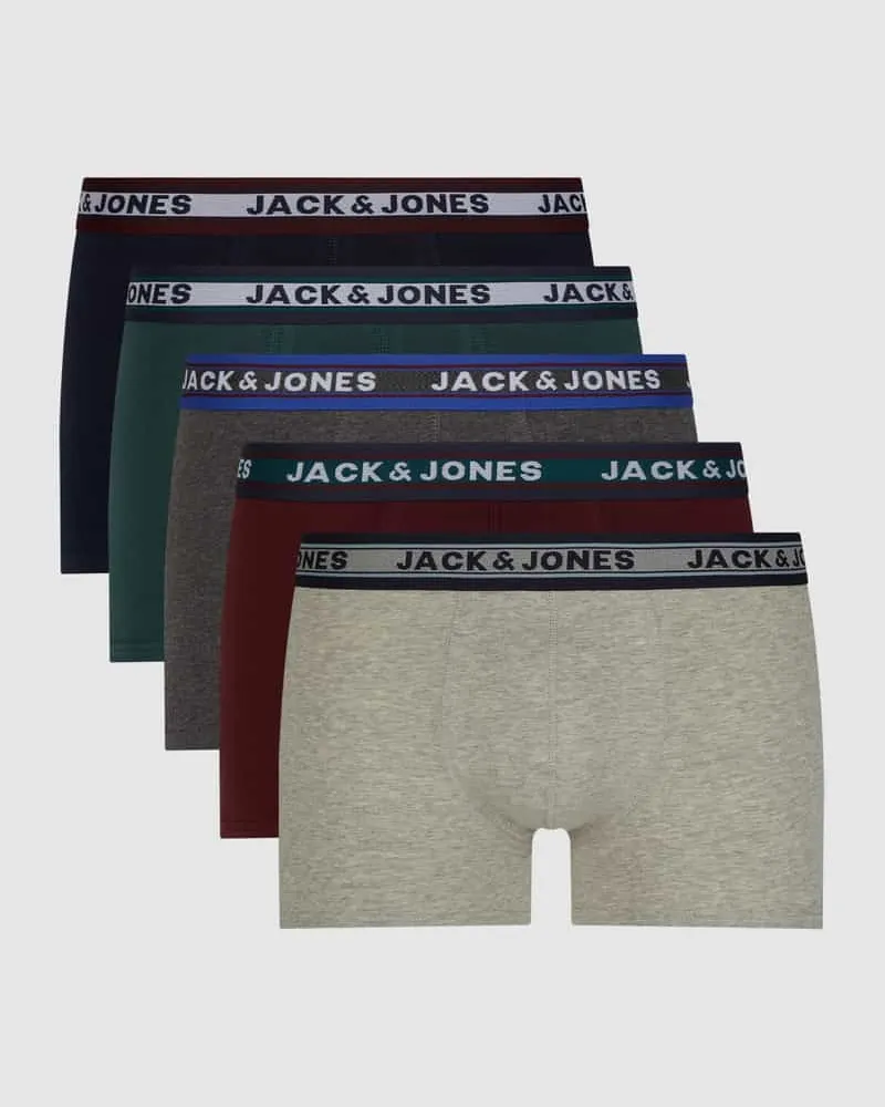 Jack & Jones Trunks mit Stretch-Anteil im 5er-Pack 
