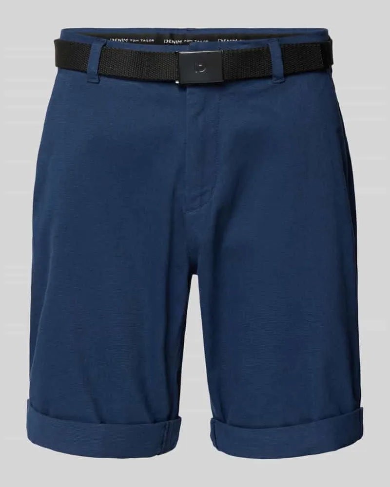 Tom Tailor Regular Fit Chino-Shorts mit Gürtel 
