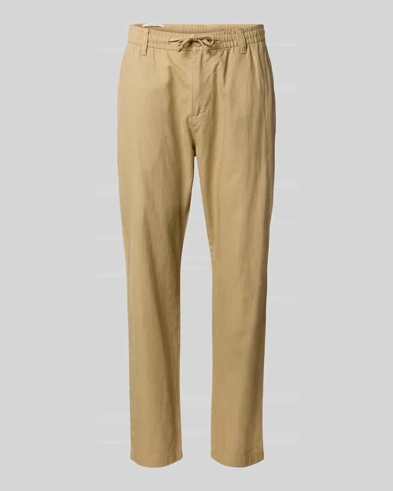 S.Oliver Relaxed Fit Chino Leinen-Baumwoll-Mix 