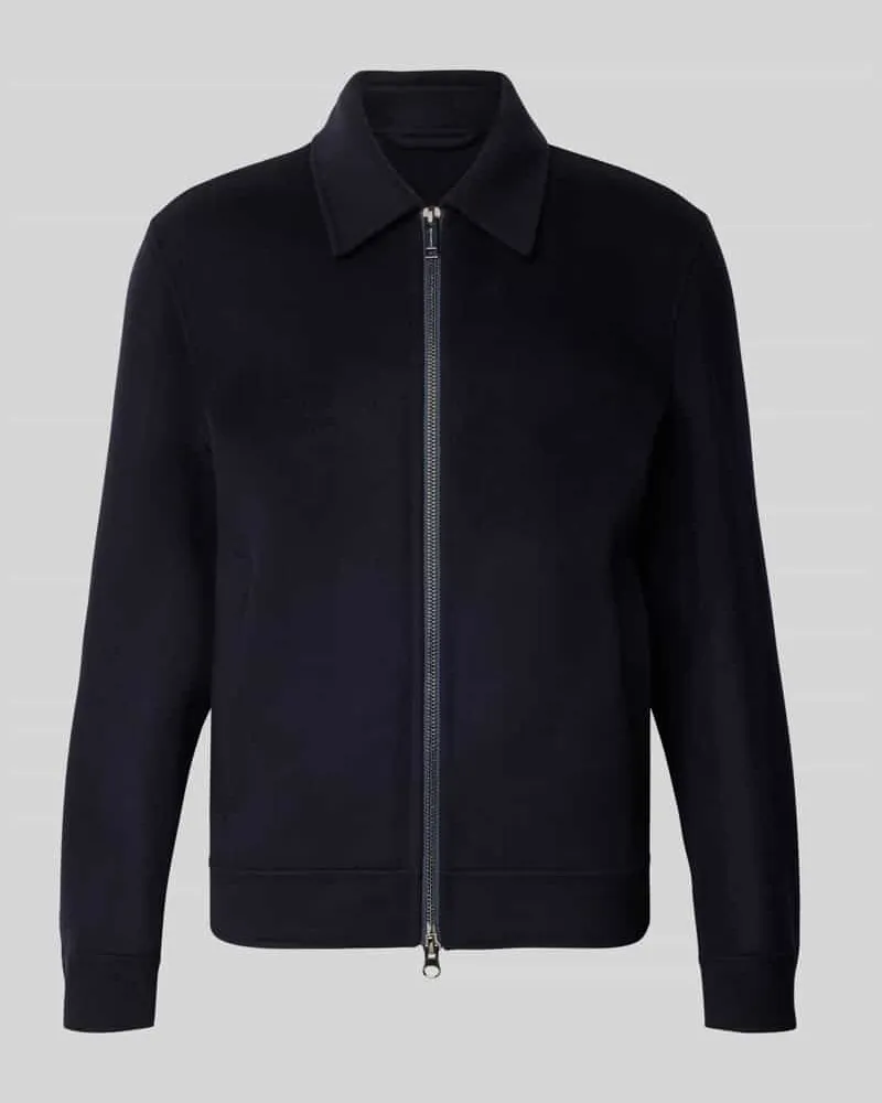 Strellson Regular Fit Blouson aus Woll-Mix Modell 'Light Wool Marine