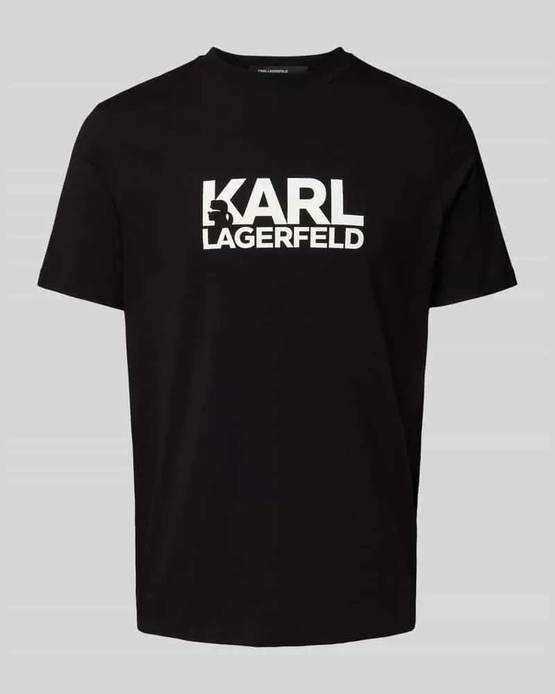 Karl Lagerfeld T-Shirt mit Label-Print 