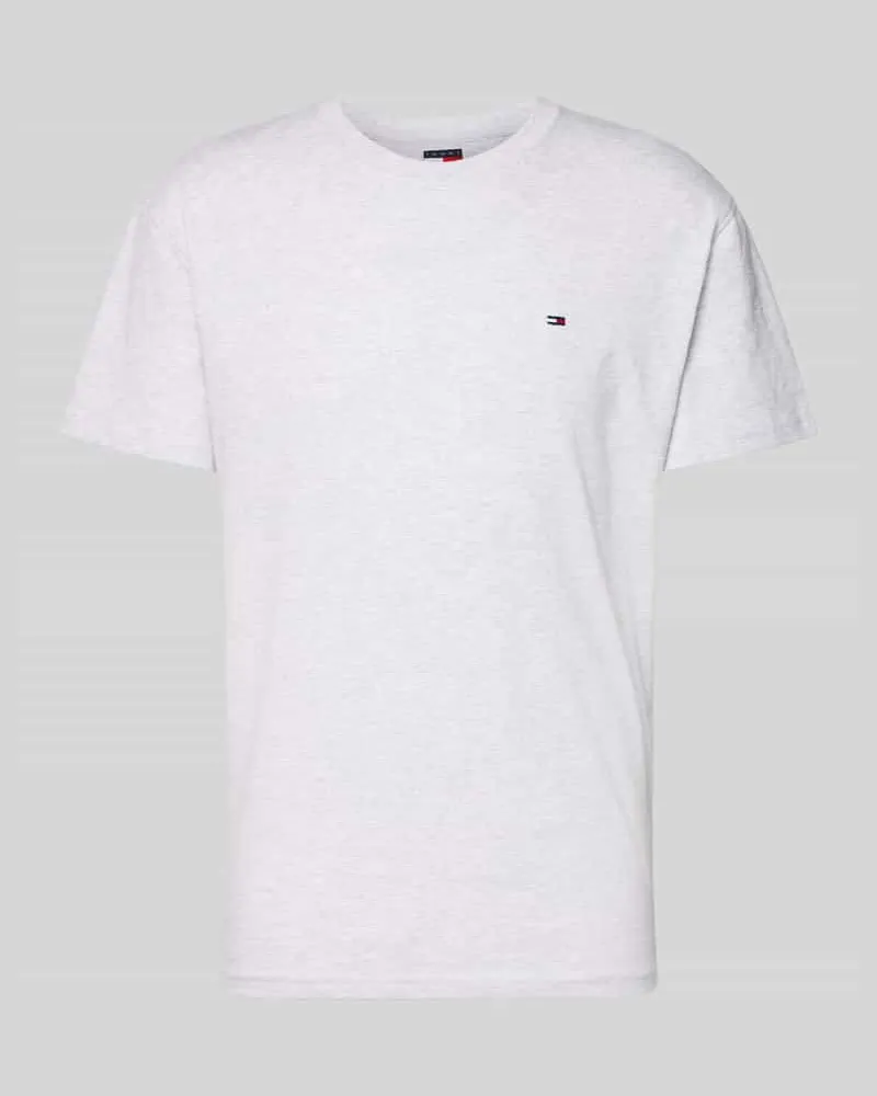 Tommy Hilfiger Regular Fit T-Shirt aus reiner Baumwolle Hellgrau