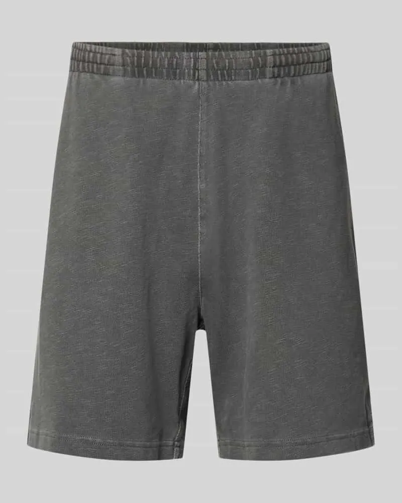 Carhartt WIP Regular Fit Shorts mit elastischem Bund Modell 'Harper Anthrazit