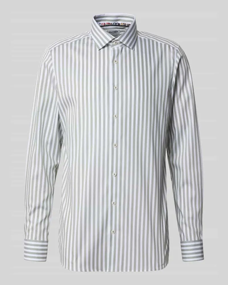 Olymp Slim Fit Businesshemd mit Kentkragen 