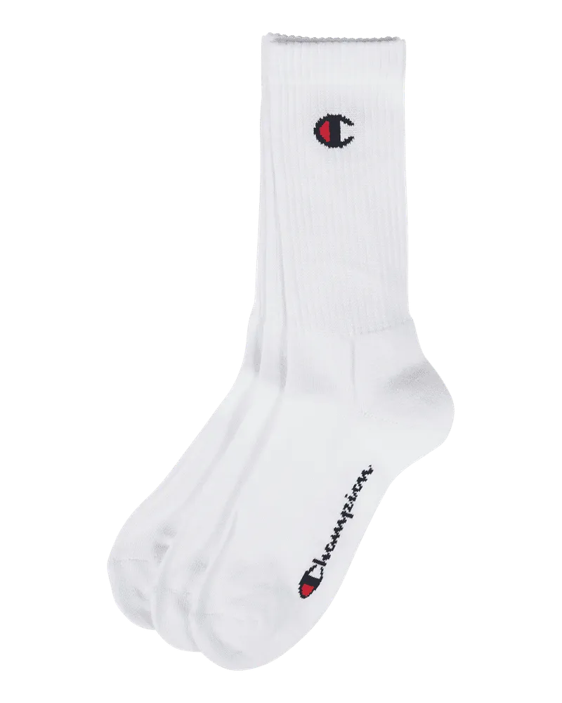 Champion Socken mit Label-Detail im 3er-Pack Modell 'Crew Socks 