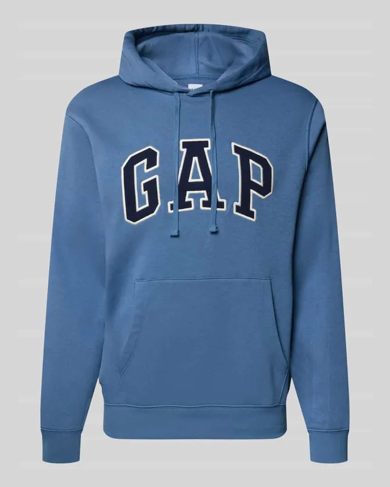 GAP Hoodie mit Kängurutasche Jeansblau