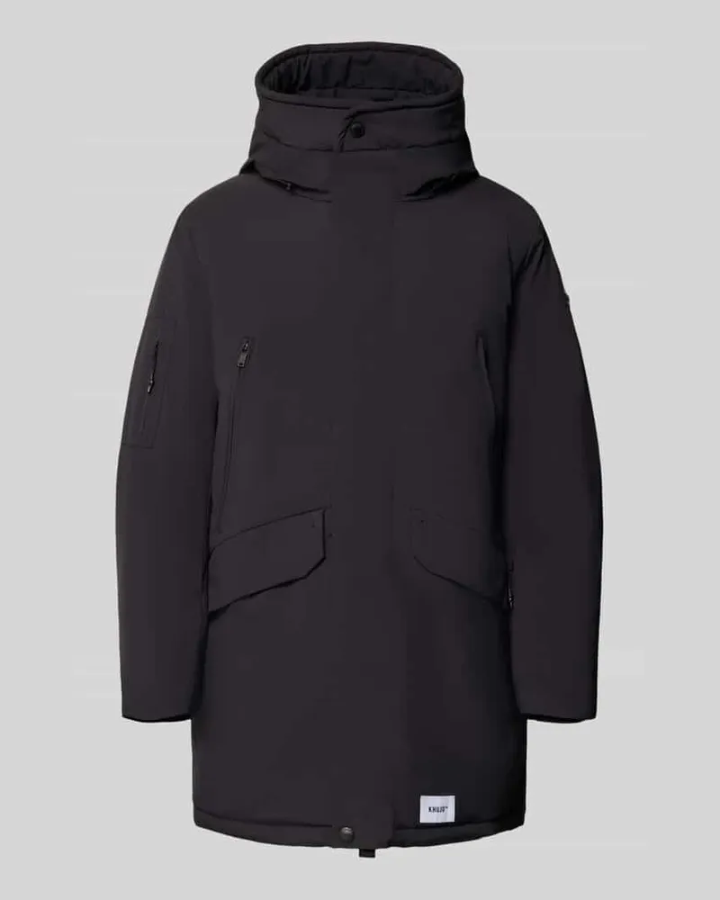 khujo Jacke mit Pattentaschen Modell 'KADEN Anthrazit