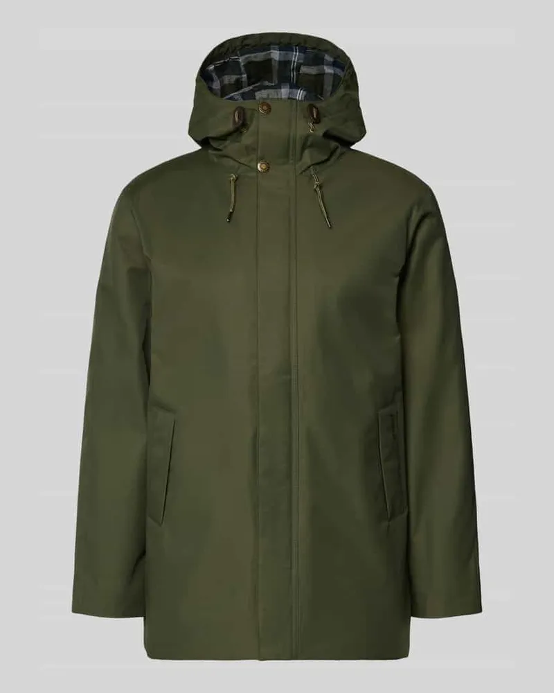 Barbour Regular Fit Parka aus Baumwoll-Mix Oliv