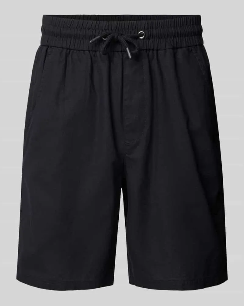Blend Regular Fit Sweatshorts aus Leinen-Mix Modell 'BAY 