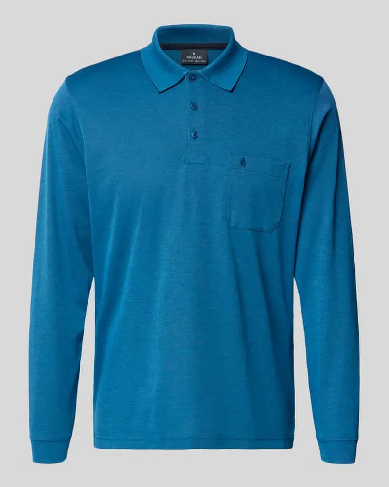 Ragman Regular Fit Poloshirt mit Brusttasche 