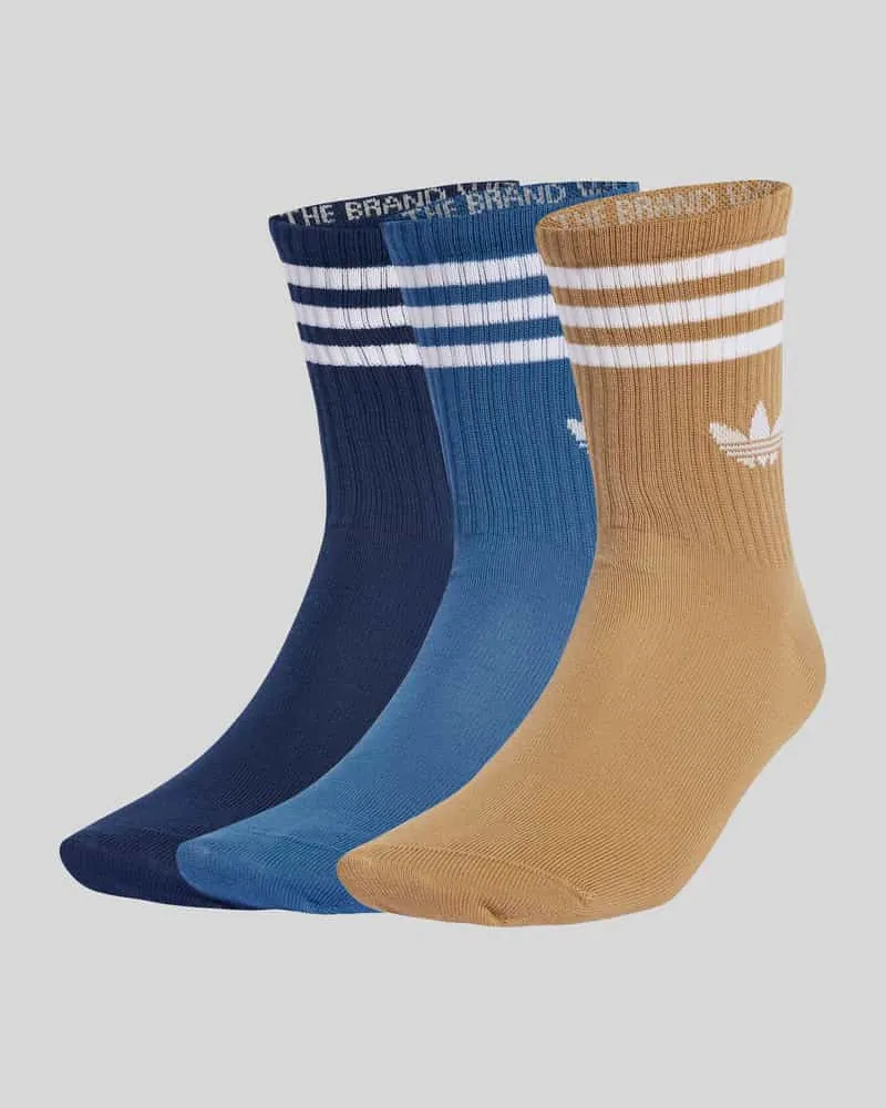 adidas Socken aus Baumwoll-Mix im 3er-Pack Blau