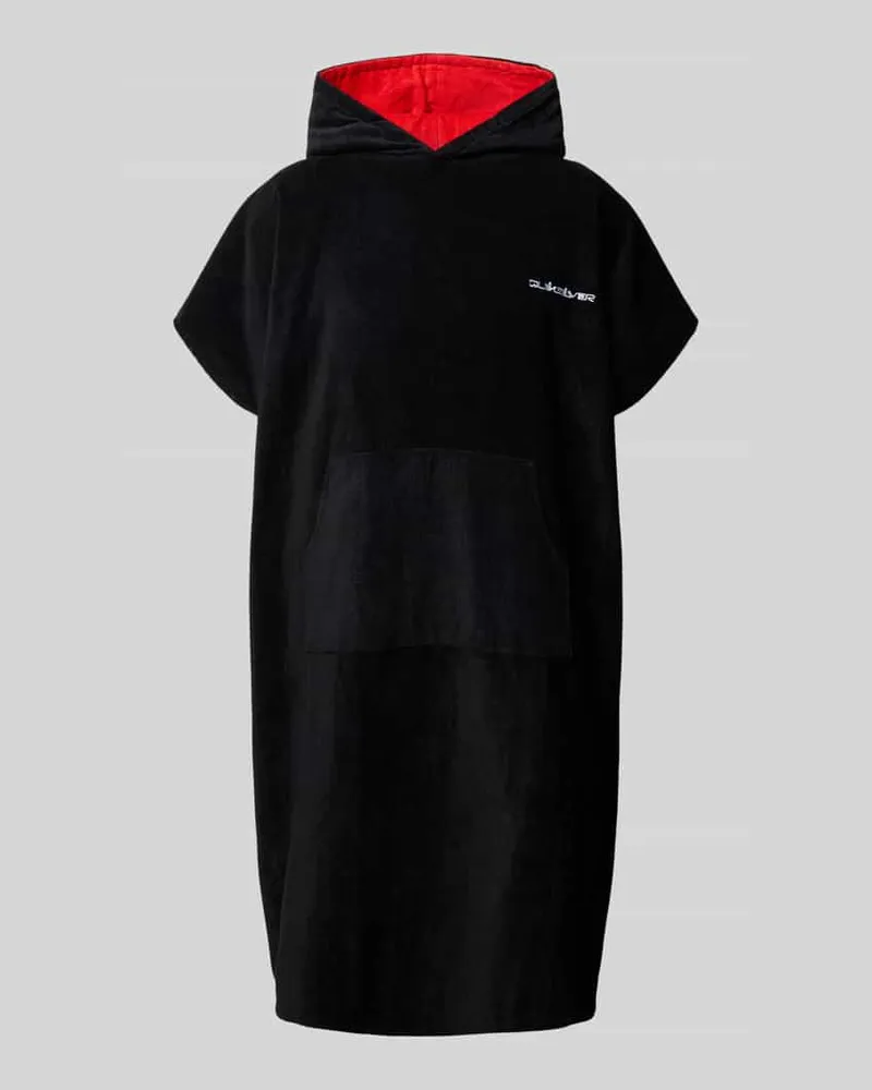 Quiksilver Regular Fit Hoody Towel mit Logo-Patch Black