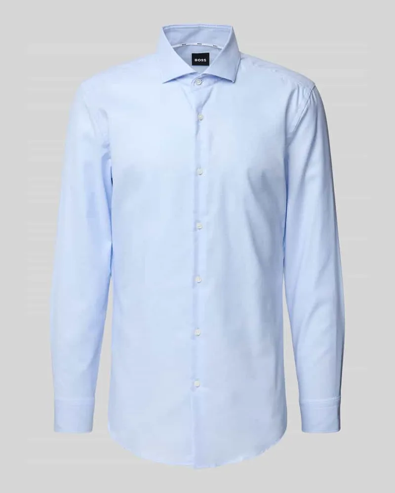 HUGO BOSS Slim Fit Business-Hemd mit Kentkragen Modell 'Hank 