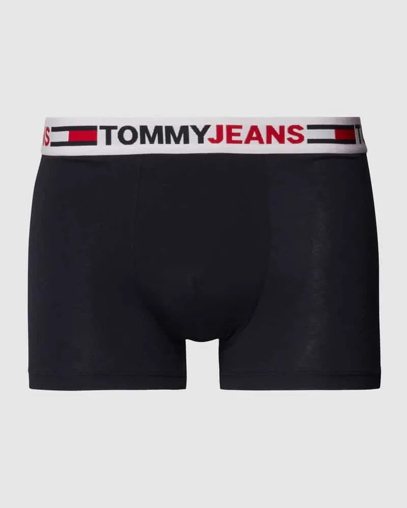 Tommy Hilfiger Trunks mit Label-Schriftzug Dunkelblau