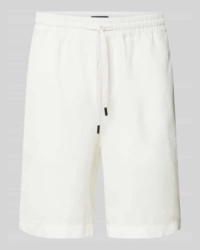 Strellson Regular Fit Shorts aus Lyocell-Leinen-Mix Modell 'Kaji 