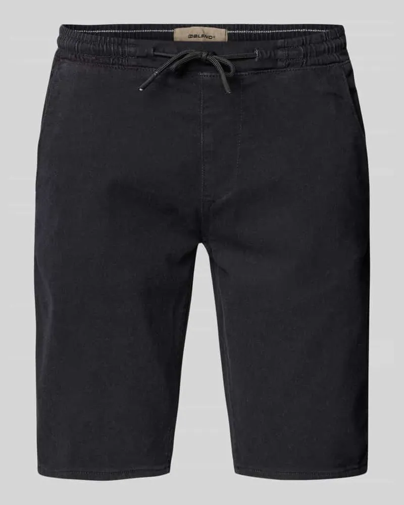 Blend Slim Fit Shorts mit Tunnelzug Modell 'BLIZZARD Black