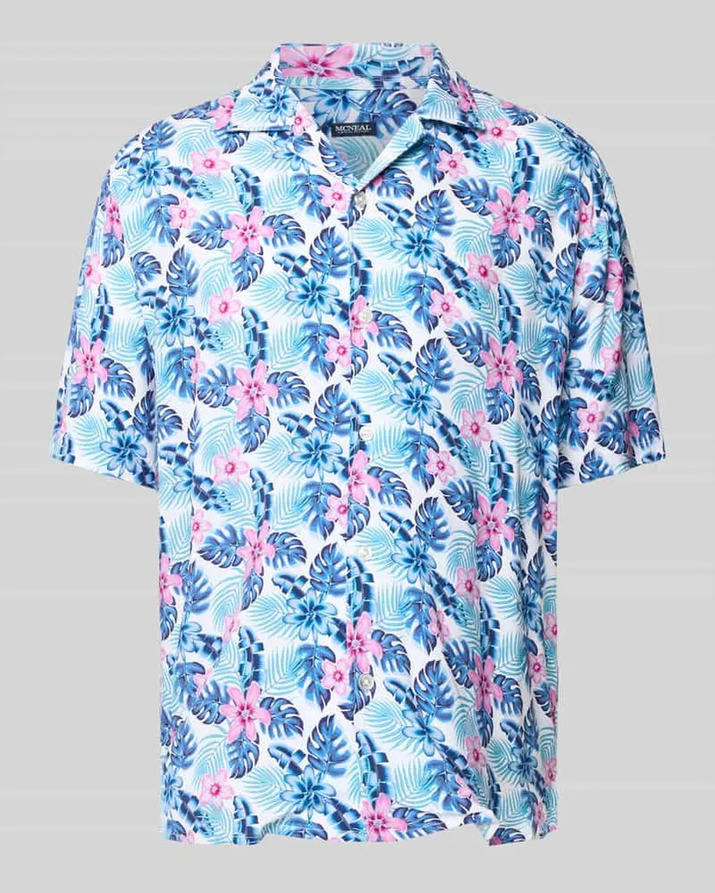 McNeal Freizeithemd mit Knopfleiste Weiss