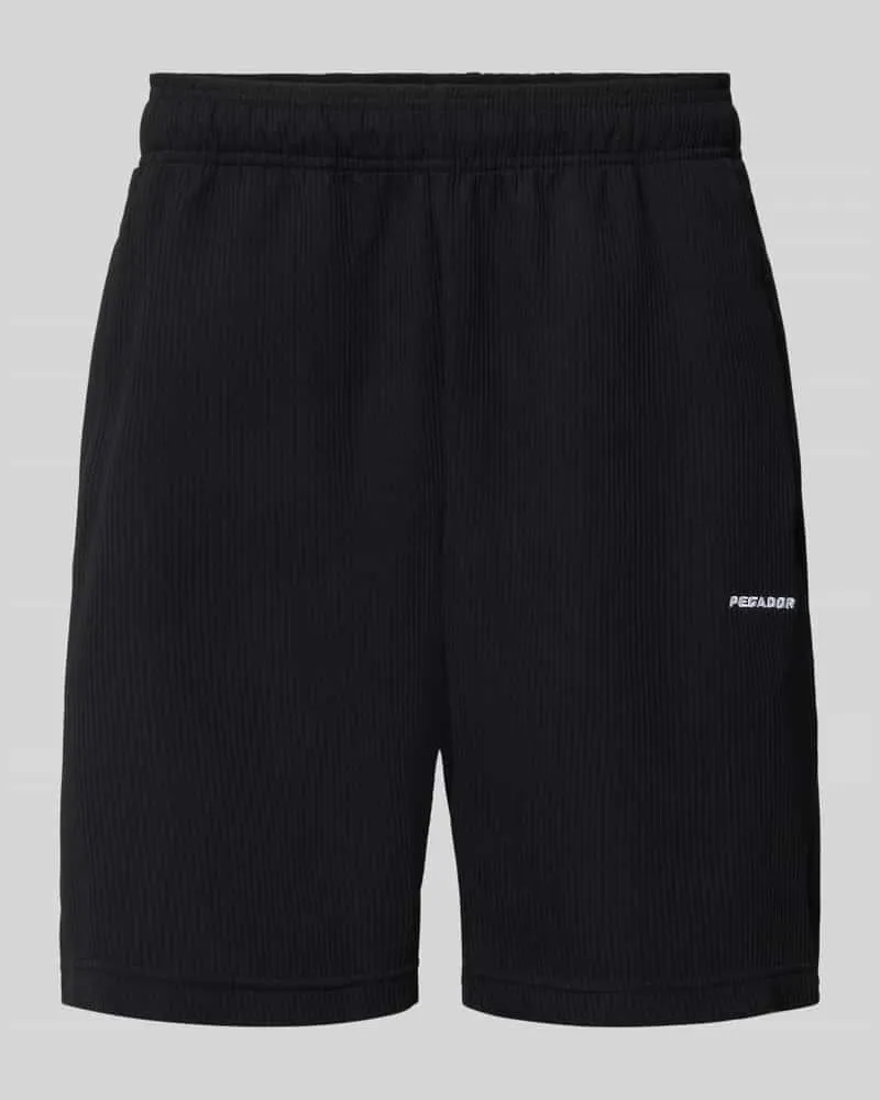 PEGADOR Shorts mit Logo Modell 'Troy Black