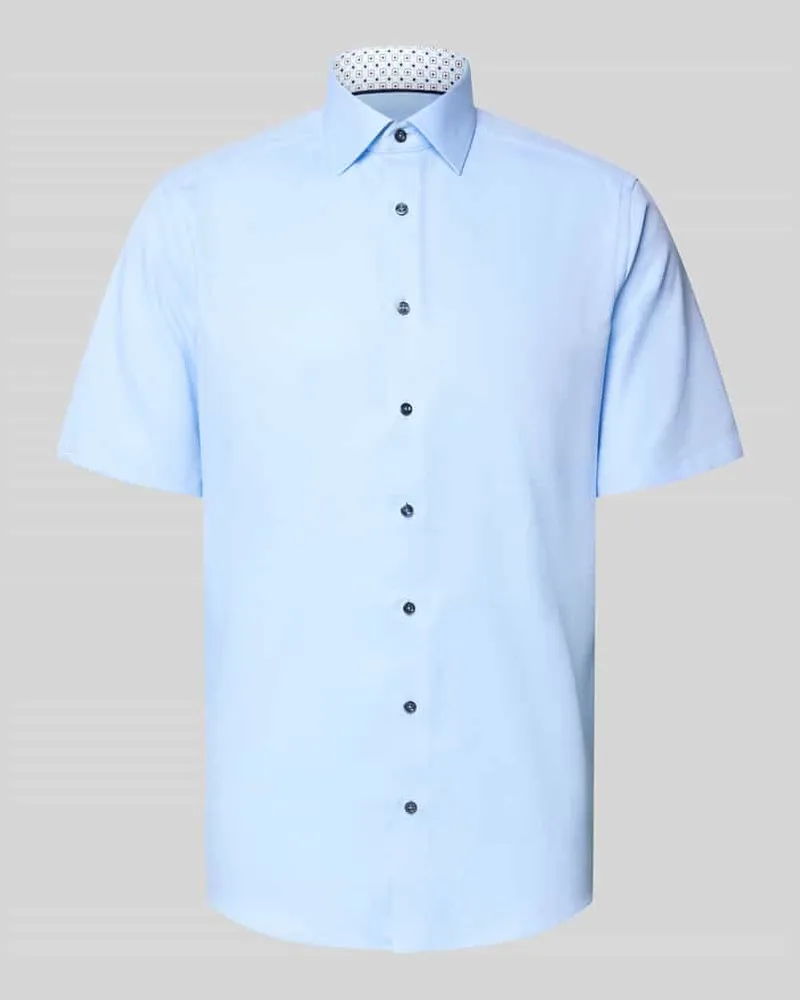 Olymp Regular Fit Business-Hemd mit Kentkragen Bleu