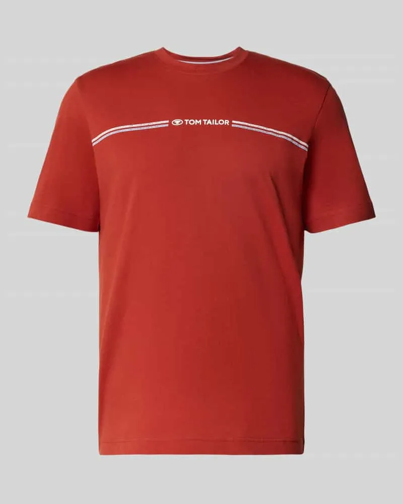 Tom Tailor Regular Fit T-Shirt aus reiner Baumwolle 