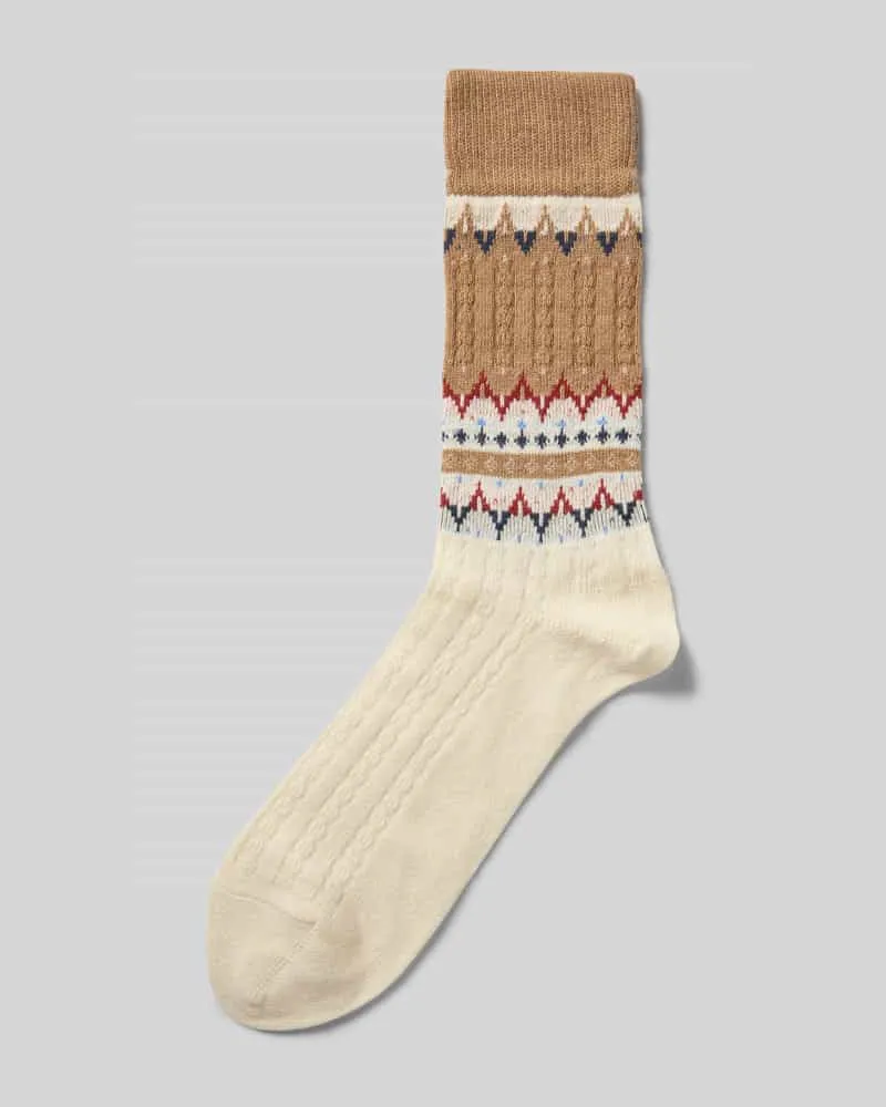Falke Socken mit Kaschmir-Anteil Sand