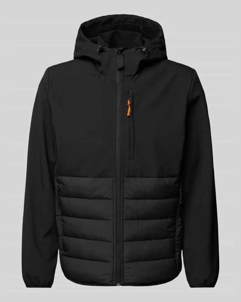 Tom Tailor Regular Fit Funktionsjacke mit Label Stitching 