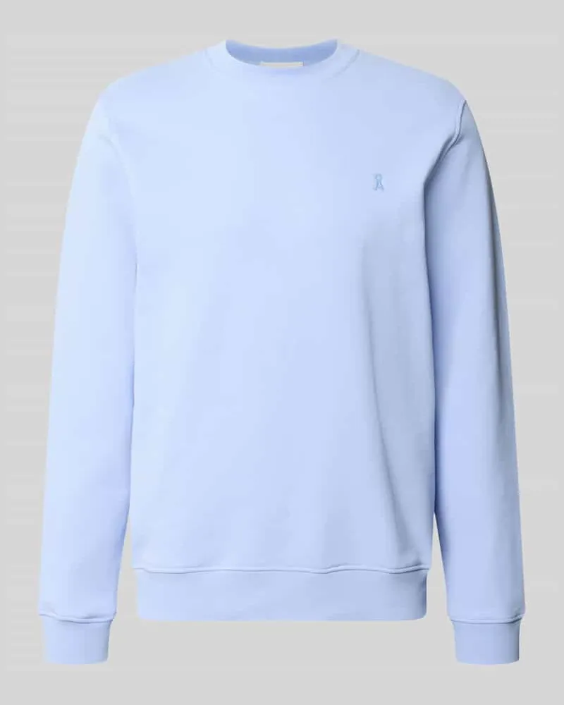 Armedangels Regular Fit Sweatshirt aus reiner Bio-Baumwolle Modell 'BAARO LOOP Hellblau