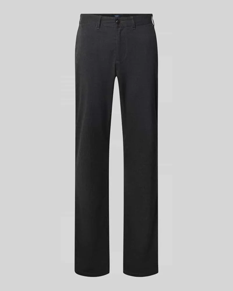 McNeal Straight Leg Hose mit Gesäßtaschen Dunkelgrau