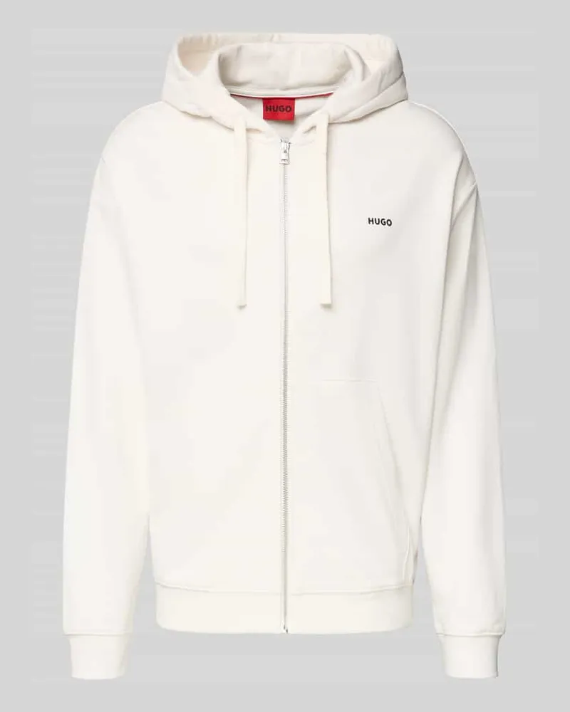 HUGO BOSS Relaxed Fit Sweatjacke aus reiner Baumwolle Modell 'DAPOZIP 