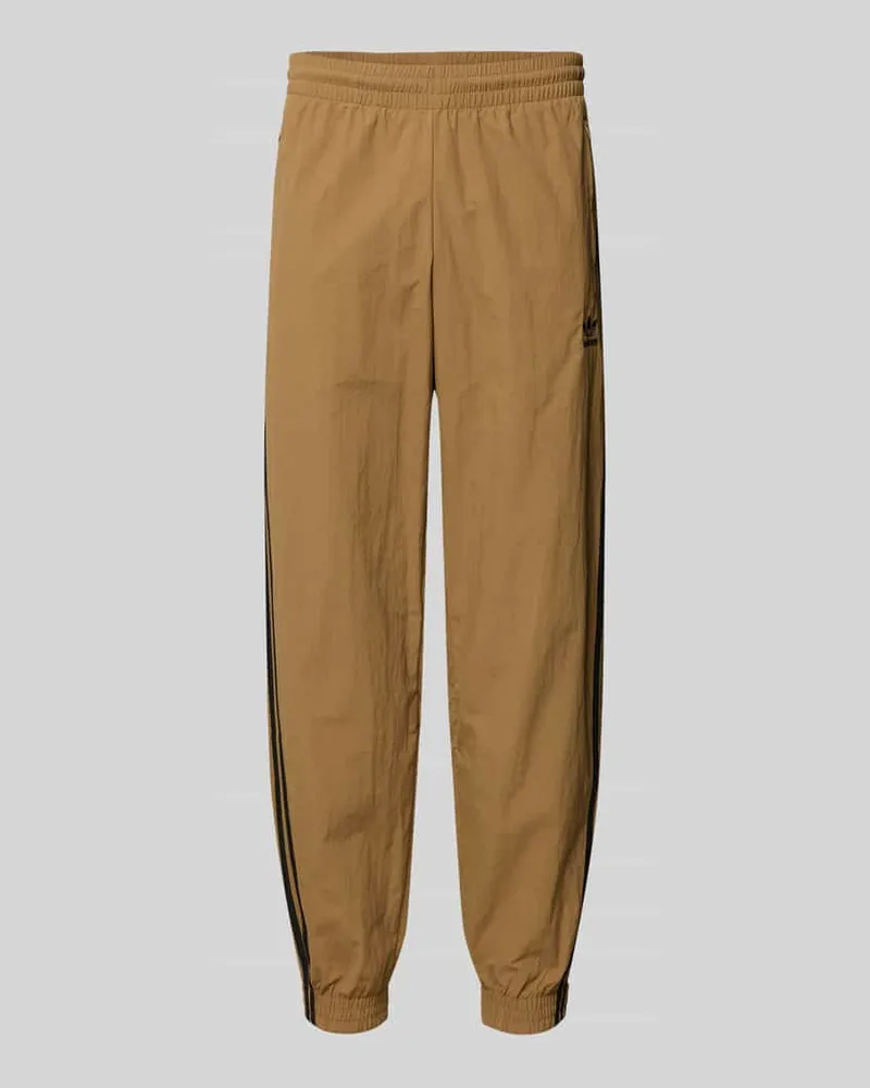 adidas Sweatpants mit elastischem Bund Beige