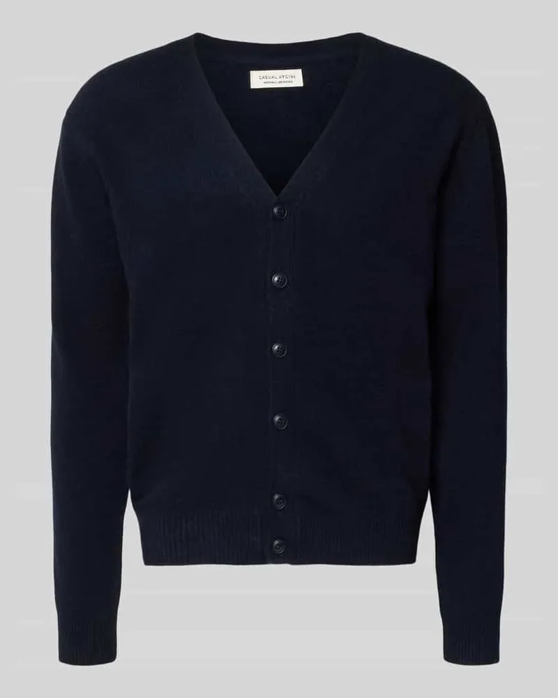 Casual Friday Strickjacke mit Knopfleiste Modell 'KARL Marine