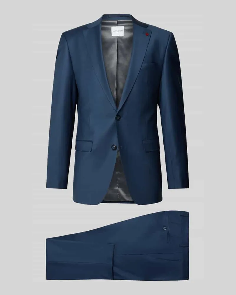 Roy Robson Slim Fit Anzug aus Schurwoll-Elasthan-Mix 