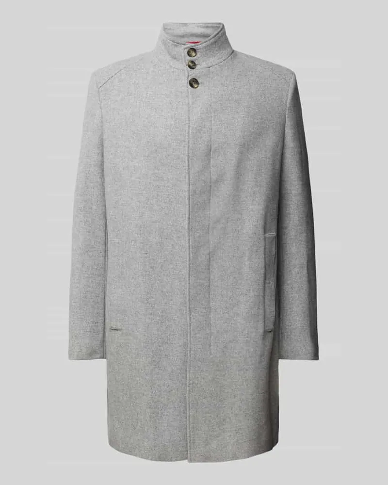 cinque Mantel mit Stehkragen Modell 'Show Silber