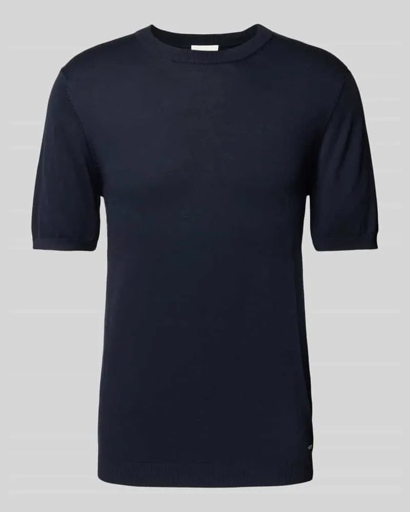 Roy Robson T-Shirt mit gerippten Abschlüssen 