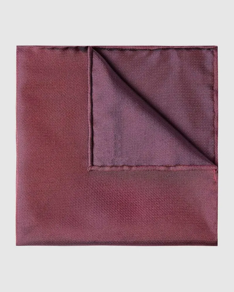 Blick Einstecktuch aus Seide Fuchsia