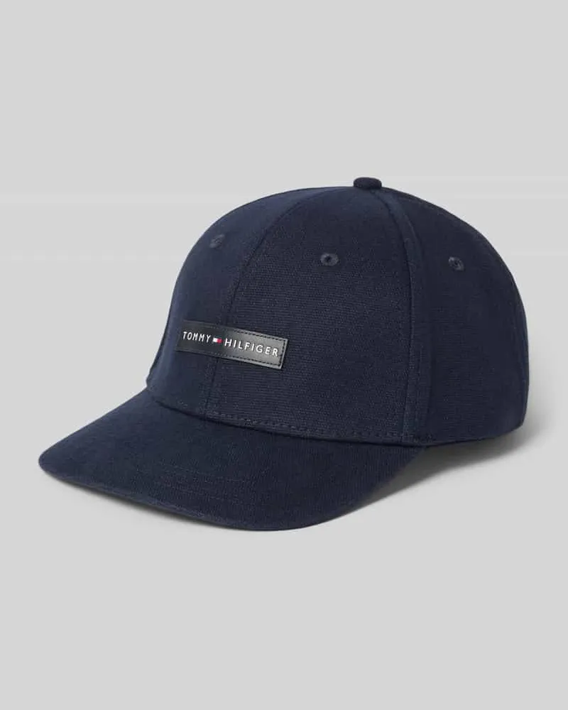 Tommy Hilfiger Basecap aus reiner Baumwolle Modell 'FOUNDATION CANVAS Marine