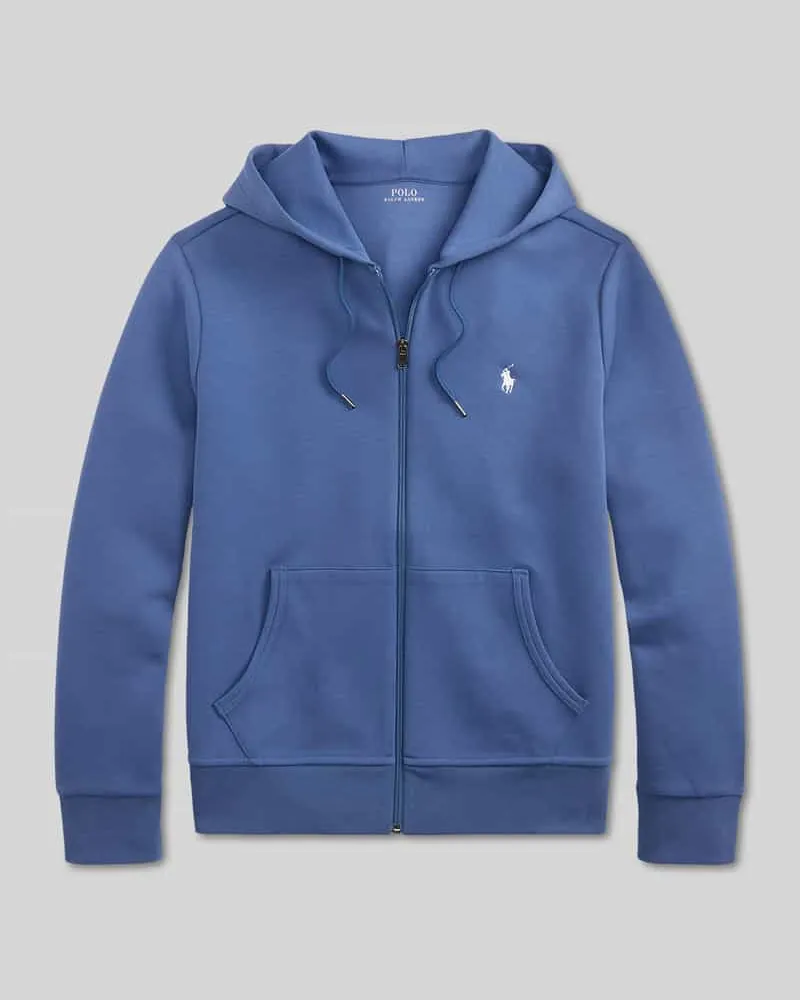 Ralph Lauren Regular Fit Sweatjacke aus Baumwoll-Mix Blau