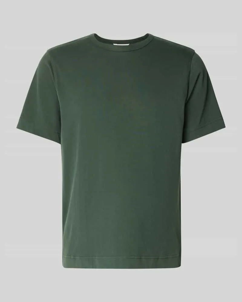 Selected Homme Regular Fit T-Shirt aus reiner Baumwolle Modell 'CHRIS Dunkelgruen