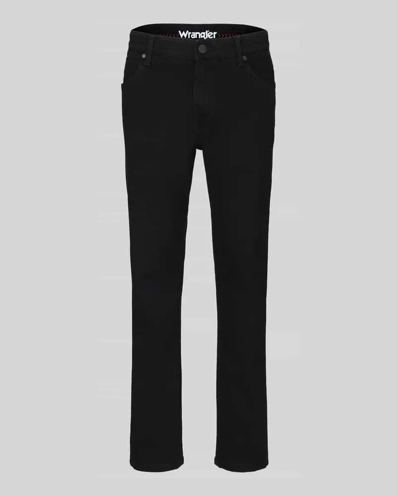 Wrangler Tapered Fit Jeans aus Baumwoll-Mix Modell 'Redford Dunkelblau
