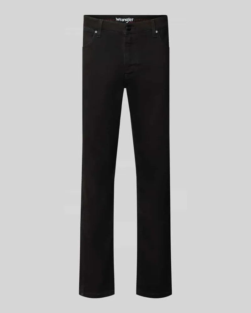 Wrangler Tapered Fit Jeans aus Baumwoll-Mix Modell 'Redford Dunkelblau
