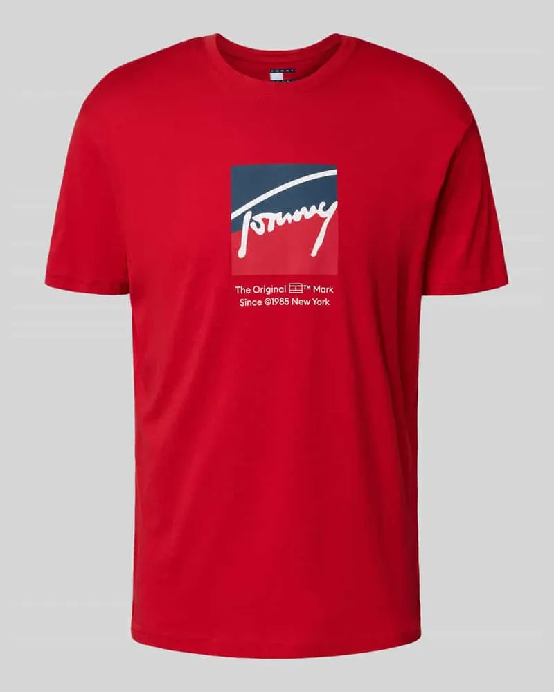 Tommy Hilfiger Regular Fit T-Shirt aus reiner Baumwolle 