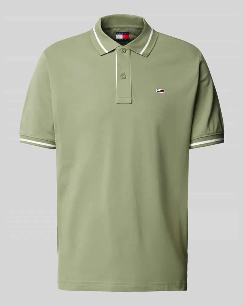 Tommy Hilfiger Regular Fit Poloshirt mit Logo-Stitching 