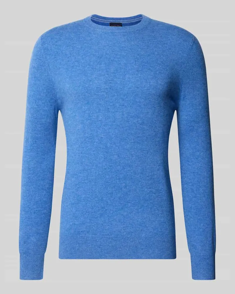 Christian Berg Regular Fit Strickpullover aus Woll-Kaschmir-Mix Bleu