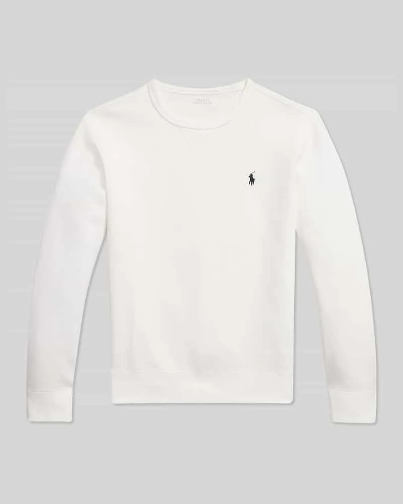 Ralph Lauren Regular Fit Sweatshirts mit Logo-Stitching Weiss