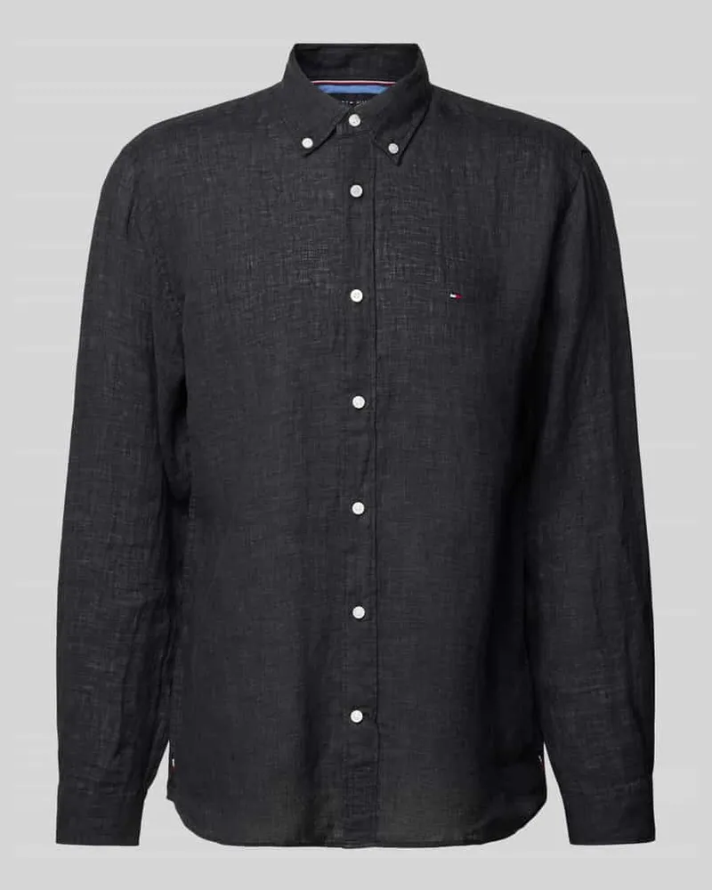 Tommy Hilfiger Regular Fit Freizeithemd aus Leinen Modell 'PIGMENT 