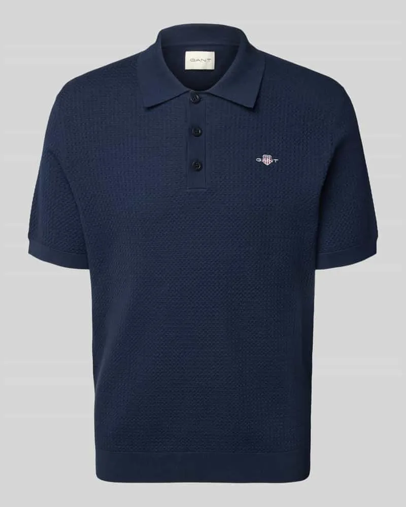 Gant Poloshirt mit Label-Stitching 