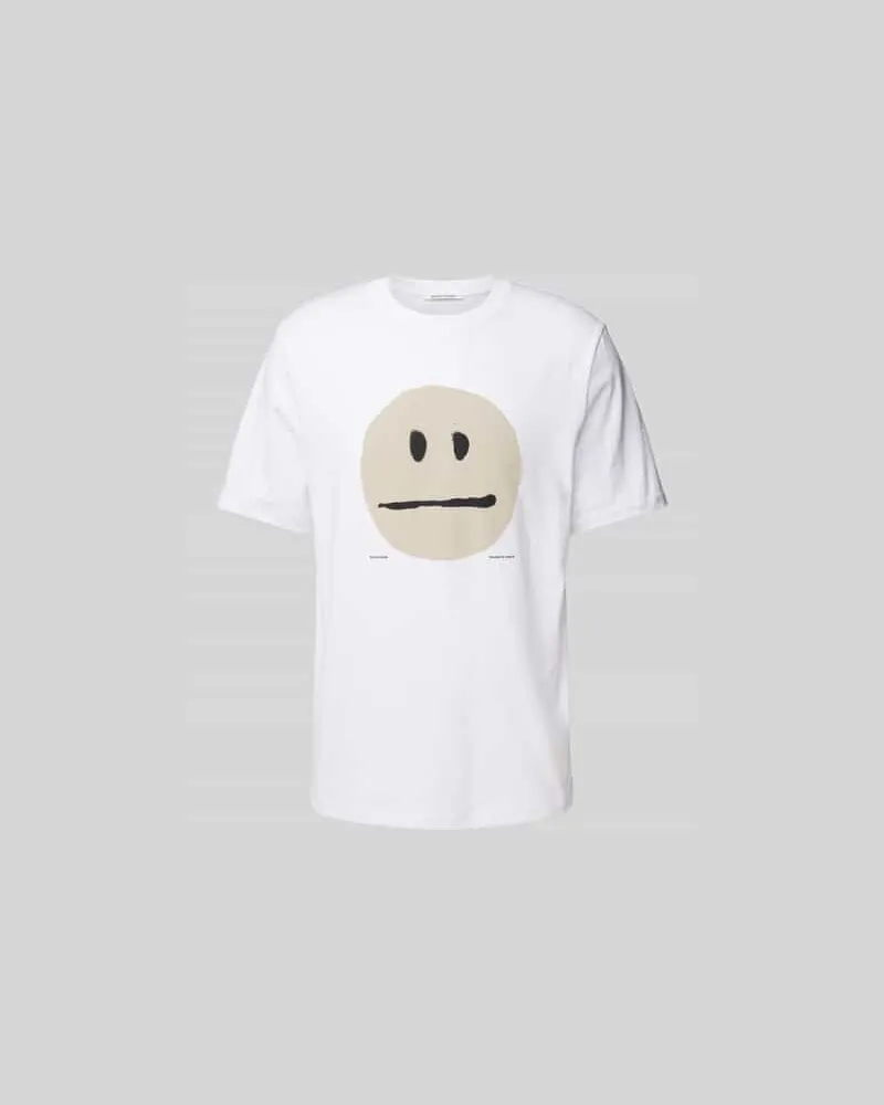 Wood Wood T-Shirt mit Motiv-Print Weiss