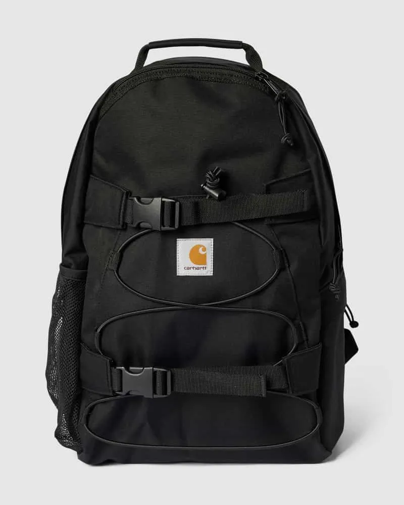 Carhartt WIP Rucksack mit Label-Patch Modell 'KICKFLIP Black