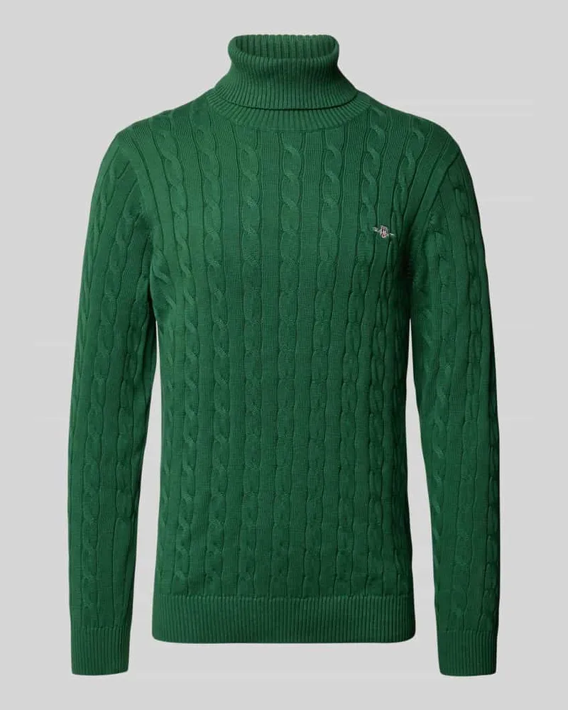 Gant Strickpullover mit gerippten Abschlüssen 