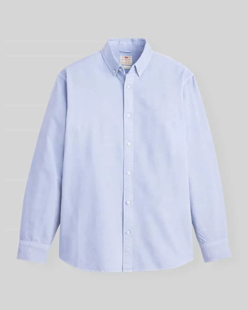 Levi's Relaxed Fit Freizeithemd aus reiner Baumwolle Hellblau